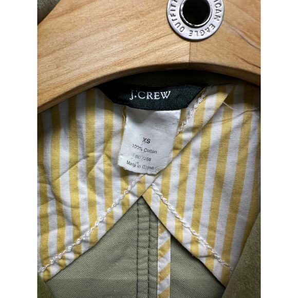 Vintage J.Crew Green Velvet Blazer | Y2K Preppy Academia Jacket 2005 - Picture 4 of 10